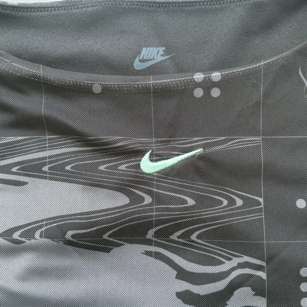 Nike Serena Williams Design Crew Mesh Crop Tank Women’s XXL Tie Back